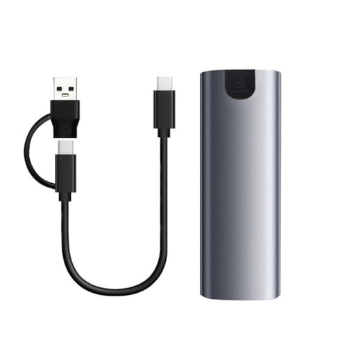 Ksikdeg Solides Laufwerkgehäuse NVME auf USB 3.1, Aluminiumlegierung, unterstützt M-Key B-Key B+M-Key von Ksikdeg
