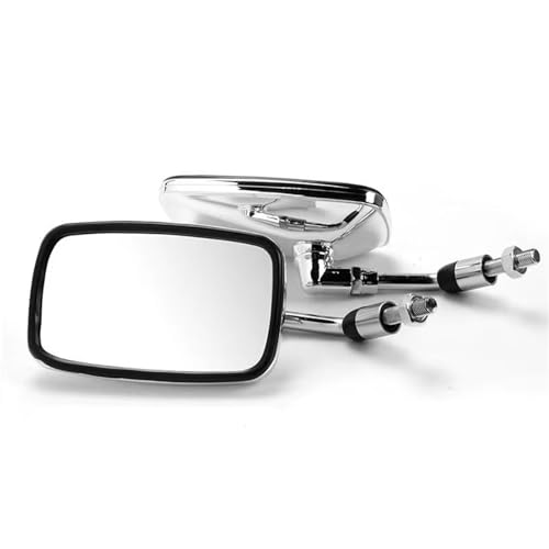 Ksjosji 10mm Motorrad Rückspiegel Universal M10 Motorrad Ansicht Spiegel Für Shadow 1100 750 VTX 1300 1800 VTX1300 VTX1800 R/S/T/C Motorrad Rückspiegel von Ksjosji