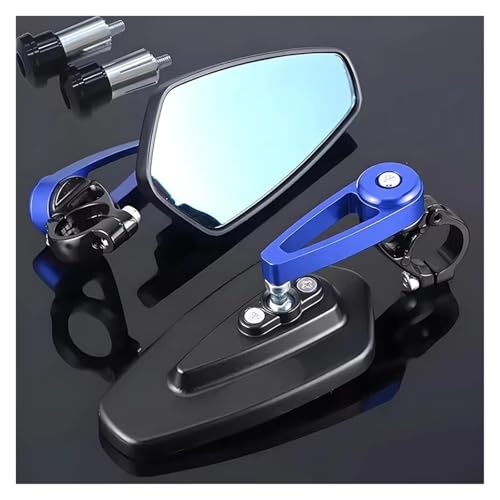 Ksjosji Für CFMOTO 400NK 650NK 150NK 250NK 400GT 650TR-G 650MT CF500 Universal Motorrad Spiegel Rearview 2 stücke Griff Bar End Montage Motorrad Rückspiegel(CFMOTO) von Ksjosji