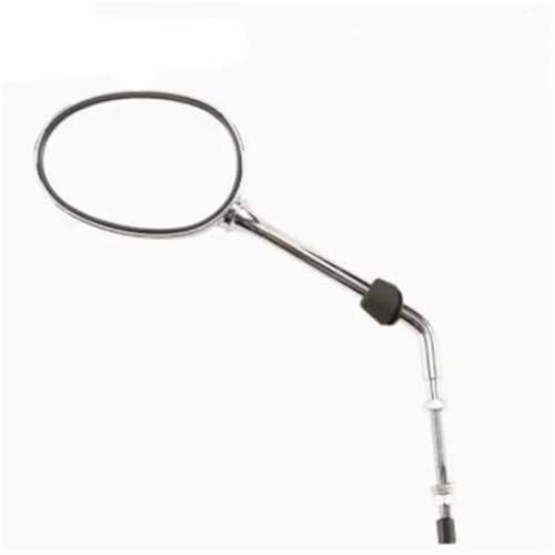 Ksjosji Für Django QP150T-C Marke Motorrad Seitenspiegel Motorrad Rückspiegel Breites Sichtfeld Motorrad Zubehör Motorrad Rückspiegel(Black Left) von Ksjosji