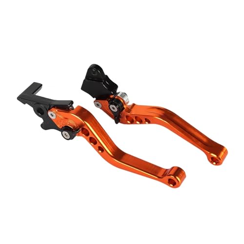 Ksjosji Kupplungshebel Motorrad Kupplung Bremsgriff Trommel Hebel CNC Fit Für Suzuki Motorrad Roller Modifikation Zubehör Bremskupplungshebel Zubehö(Orange) von Ksjosji