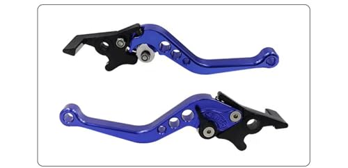 Ksjosji Kupplungshebel Universal CNC Legierung Motorrad Bremsgriff Einstellbare Größe Moto Motorrad Modifikation Kupplung Trommel Bremshebel Griff Bremskupplungshebel Zubehö(Blue) von Ksjosji