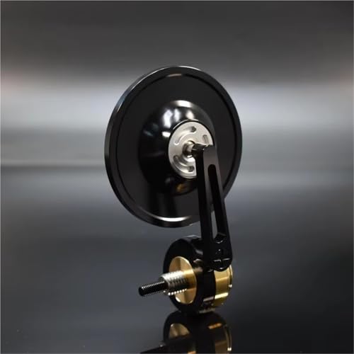 Ksjosji Motorrad High-End CNC Seitenspiegel Griffspiegel Rückspiegel Für R Nine T Und 22MM Hohllenker Motorrad Rückspiegel(R Nine T Black) von Ksjosji