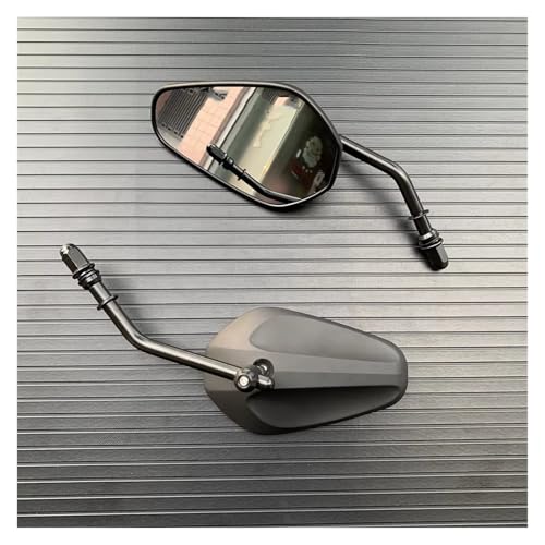 Ksjosji Motorrad Hinten Seite Spiegel Rückspiegel Für Touring Sportster 883 Road King Fatboy Softail Bobber Chopper Street Glide Dyna Motorrad Rückspiegel(B) von Ksjosji