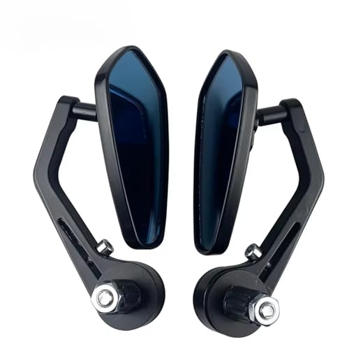 Ksjosji Motorrad Lenkerendenspiegel 7/8" 22 mm Seitenrückspiegel Custom Smoke Blue Lens Für Ducati Motorrad Rückspiegel Ksjosji Motorrad Lenkerendenspiegel 7/8" 22 mm Seitenrückspiegel Custom Smoke Blue Lens Für Ducati Motorrad Rückspiegel von Ksjosji