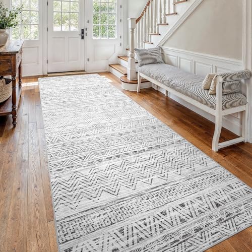 Waschbarer Flurläufer, marokkanisch, rutschfest, breit, für Eingangsbereich, Küche, weich, modern, geometrisch, Hochflor-Teppiche für Wohnzimmer, dünner, wasserdichter Teppich für Schlafzimmer Waschbarer Flurläufer, marokkanisch, rutschfest, breit, für Eingangsbereich, Küche, weich, modern, geometrisch, Hochflor-Teppiche für Wohnzimmer, dünner, wasserdichter Teppich für Schlafzimmer von Ksrau