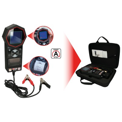 12V / 24V Digital-Batterie- und Ladesystemtester mit integriertem Drucker 12V / 24V Digital-Batterie- und Ladesystemtester mit integriertem Drucker von Kstools