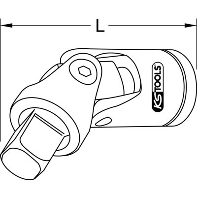 3/8" CHROMEplus Power-Kugelgelenk von Kstools