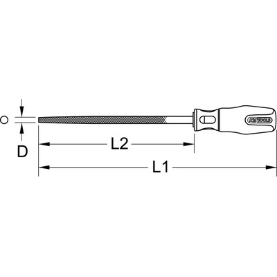 BERYLLIUMplus Rundfeile Hieb 3 BERYLLIUMplus Rundfeile Hieb 3 von Kstools