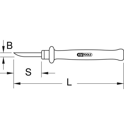 Guttaperchamesser mit Schutzisolierung, 250mm von Kstools