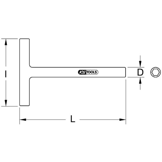 KSTOOLS® - 1/4" T-Griff-Steckschlüssel mit Schutzisolierung, 160mm von Kstools