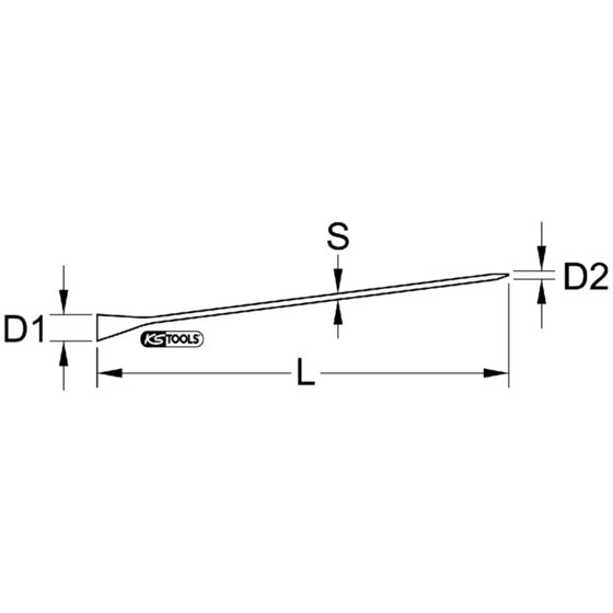 KSTOOLS® - Brecheisen, 1,8m von Kstools