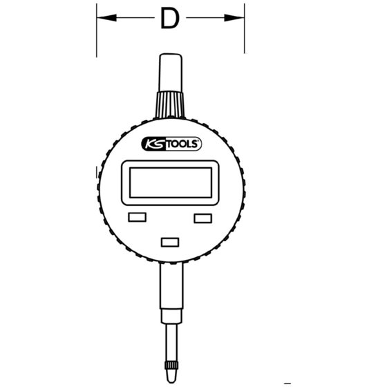 KSTOOLS® - Digital-Präzisions-Messuhr 0-10mm von Kstools