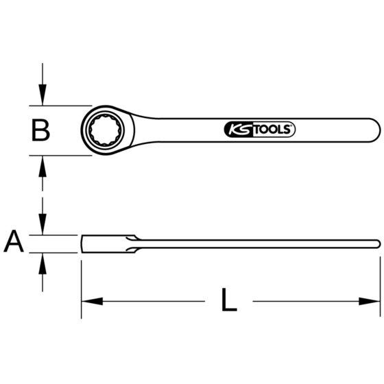 KSTOOLS® - EDELSTAHL Einringschlüssel, 55mm von Kstools