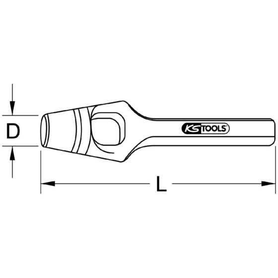 KSTOOLS® - Henkel-Locheisen, 69mm von Kstools