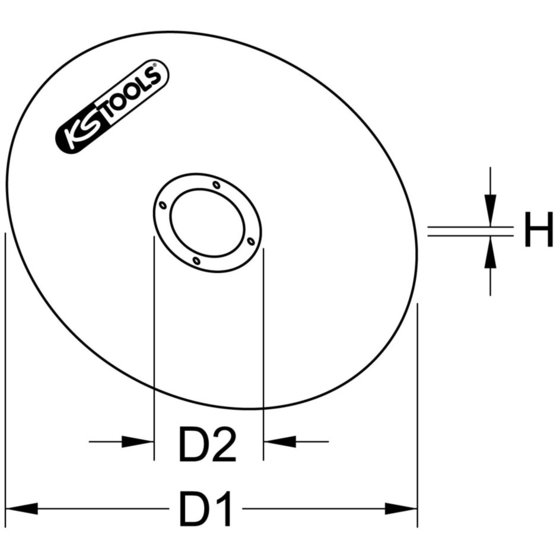 KSTOOLS® - Hochleistungs-Dünntrennscheibe, Ø 50mm, 1,1mm, 50er Pack von Kstools