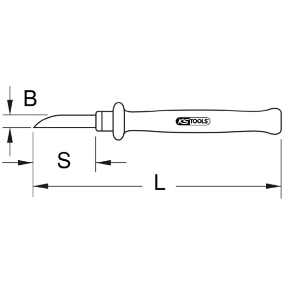 KSTOOLS® - Kabel-Abisoliermesser mit Schutzisolierung, 200mm von Kstools