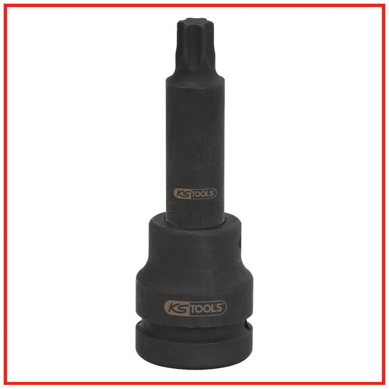 KSTOOLS® - Kraft-Biteinsatz für Torx-E-Schrauben L=107mm, E22 von Kstools