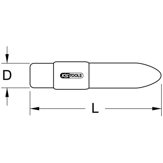 KSTOOLS® - LED-Lampe mit Schutzisolierung, 90mm von Kstools