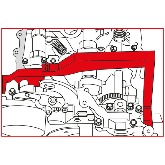 KSTOOLS® - Motoreinstell-Werkzeug-Satz für BMW / Mini / PSA, 7-teilig 1,4+1,6 Motoren von Kstools