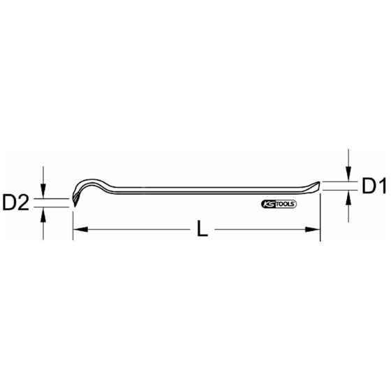 KSTOOLS® - Nageleisen, 500mm von Kstools