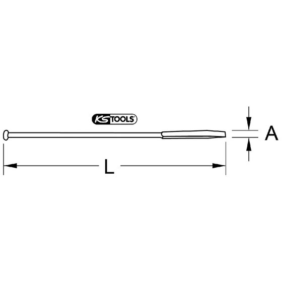 KSTOOLS® - Pflasterbrechstange, Hamburger Modell, 1500mm von Kstools