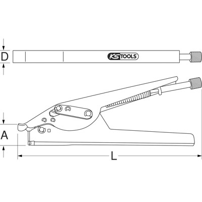 Kabelbinder-Pistole, 2,4 - 13mm von Kstools