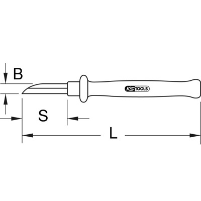 Kabelmesser mit Schutzisolierung, 200mm von Kstools