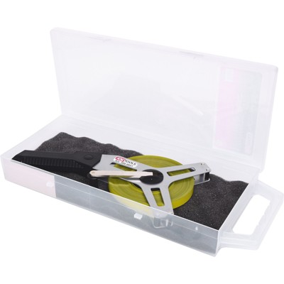 Rahmenbandmaß mit gelbem Stahlband, 50m Rahmenbandmaß mit gelbem Stahlband, 50m von Kstools