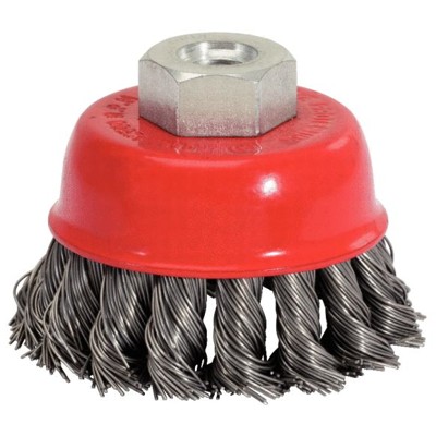 Rostfreie Stahldrahttopfbürste 0,5mm, Ø 75mm von Kstools