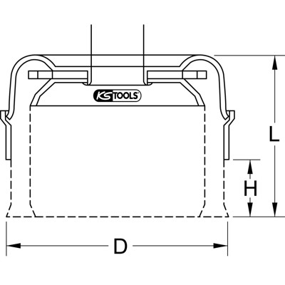 Rostfreie Stahldrahttopfbürste 0,5mm, Ø 90mm von Kstools