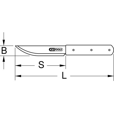 TITANplus Universalmesser, 250mm TITANplus Universalmesser, 250mm von Kstools