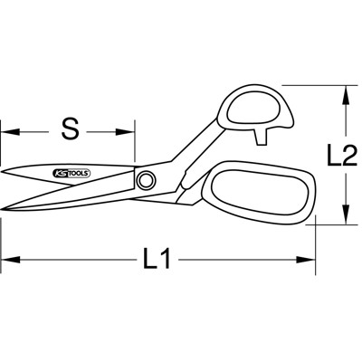 TITANplus Universalschere, 225mm TITANplus Universalschere, 225mm von Kstools
