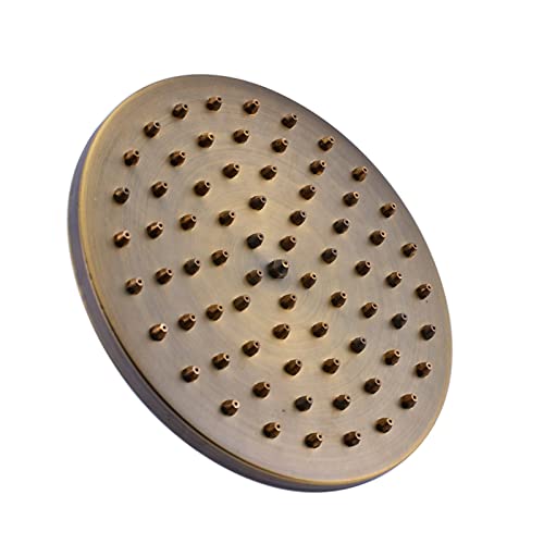 8 Zoll Duschkopf Regendusche Messing Regenduschkopf Druckverstärkendes Design Einbauduschköpfe Runden Kopfbrause mit Anti-Kalk Messingdüse Bronze Finish von Ksunun