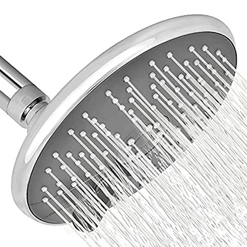 Ksunun 6 Zoll Duschkopf Regendusche Chrom Runden Regenduschkopf mit 3 Strahlarten Druckverstärkendes Einbauduschköpfe mit Anti-Kalk Silikondüse Installierbar an der Wand oder Decke Ksunun 6 Zoll Duschkopf Regendusche Chrom Runden Regenduschkopf mit 3 Strahlarten Druckverstärkendes Einbauduschköpfe mit Anti-Kalk Silikondüse Installierbar an der Wand oder Decke von Ksunun
