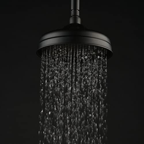 Ksunun Antik Regendusche Duschkopf 8 Zoll Runden Einbauduschkopf Edelstahl Duschkopf Schwarz Kopfbrause Regenbrause Mit Anti-Kalk-DüSen Installierbar An Der Wand Oder Decke Regenduschkopf Retro-Stil Ksunun Antik Regendusche Duschkopf 8 Zoll Runden Einbauduschkopf Edelstahl Duschkopf Schwarz Kopfbrause Regenbrause Mit Anti-Kalk-DüSen Installierbar An Der Wand Oder Decke Regenduschkopf Retro-Stil von Ksunun