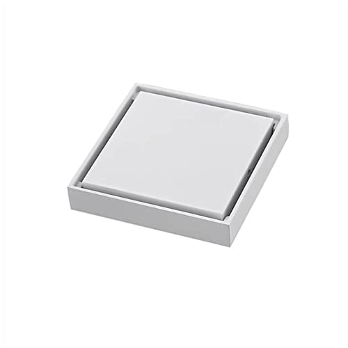 Ksunun Duschrinne, Messing Bodenablauf Komplettset Mit Verdecktem Flieseneinsatz, Eckig Badezimmer Duschablauf, Bodenablauf Weiß Mit Haarfilter, Weit Verbreitet In Der InnenentwäSserung 10x10 cm Ksunun Duschrinne, Messing Bodenablauf Komplettset Mit Verdecktem Flieseneinsatz, Eckig Badezimmer Duschablauf, Bodenablauf Weiß Mit Haarfilter, Weit Verbreitet In Der InnenentwäSserung 10x10 cm von Ksunun