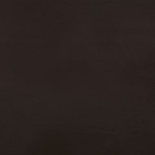Kt KILOtela - Bettwäsche-Stoff, einfarbig, Baumwolle und Polyester, Breite: 270 cm, für Bettwäsche, Dekoration, Bastelarbeiten, Dunkelbraun von Kt KILOtela