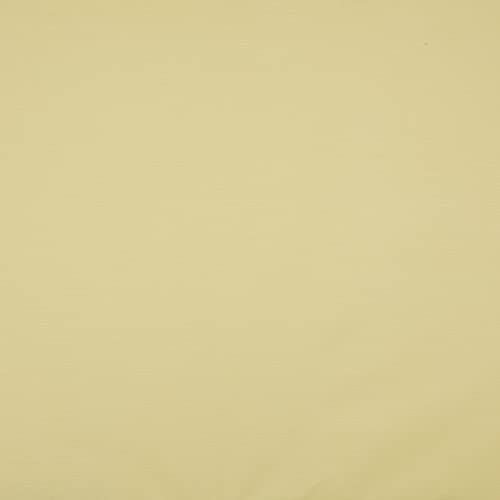 Kt KILOtela - Bettwäsche-Stoff, einfarbig, Baumwolle und Polyester, Breite: 270 cm, für Bettwäsche, Dekoration, Bastelarbeiten, Pastellgelb von Kt KILOtela