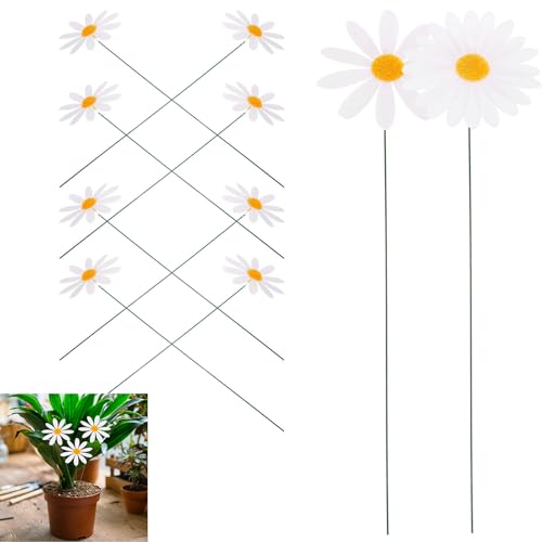 Ktnyl 10 Stück Gänseblümchen Gartenstecker, Gartenstecker Metall, Blumenstecker, Blumenstecker Frühling, Gartenstecker Bunt, Metall Gänseblümchen, für Garten, Rasen, Terrasse, Außendekoration. Ktnyl 10 Stück Gänseblümchen Gartenstecker, Gartenstecker Metall, Blumenstecker, Blumenstecker Frühling, Gartenstecker Bunt, Metall Gänseblümchen, für Garten, Rasen, Terrasse, Außendekoration. von Ktnyl