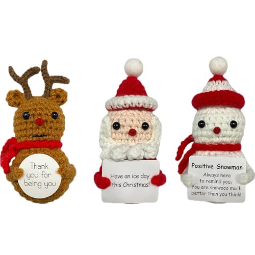 Ktnyl 3 Stück Weihnachts Kartoffel, Weihnachten Positive Kartoffel, Positive Gehäkelter Christmas Tiee, Positive Weihnachten, Geeignet für Festliche Geschenke Und Wohnraumdekorationen Ktnyl 3 Stück Weihnachts Kartoffel, Weihnachten Positive Kartoffel, Positive Gehäkelter Christmas Tiee, Positive Weihnachten, Geeignet für Festliche Geschenke Und Wohnraumdekorationen von Ktnyl