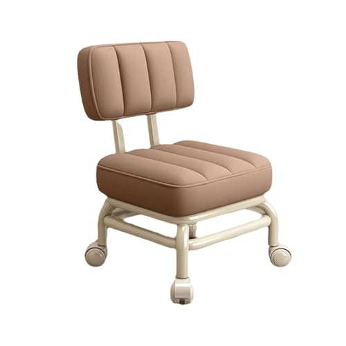 Ktrezs 360° Rollhocker Mit Rückenlehne, Leder Low Rolling Sitzstuhl, Rolling Hocker Stuhl Mit Universalrädern Stepstool Low Square Rolling Hocker Mit Rädern Für Haus Oder B Khaki Ktrezs 360° Rollhocker Mit Rückenlehne, Leder Low Rolling Sitzstuhl, Rolling Hocker Stuhl Mit Universalrädern Stepstool Low Square Rolling Hocker Mit Rädern Für Haus Oder B Khaki von Ktrezs