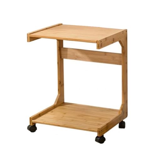 Ktrezs C-förmiger Endtisch-Sofa-Tisch Mit Rollenden Rollen, Walnussholz-Couch Aufbewahrung Seitentisch, Rechteck 2 Stufen Couchtisch Snack Schreibtisch TV-Tablett Tisch Für Wood-S Ktrezs C-förmiger Endtisch-Sofa-Tisch Mit Rollenden Rollen, Walnussholz-Couch Aufbewahrung Seitentisch, Rechteck 2 Stufen Couchtisch Snack Schreibtisch TV-Tablett Tisch Für Wood-S von Ktrezs