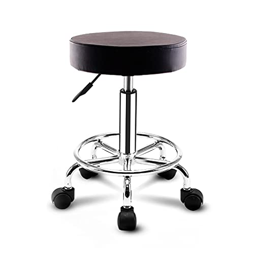 Ktrezs Schwarzer Mehrzweck-Verstellbares Ausfallhocker Rollinghocker Mit Rädern Hochleistungshydraulik Für Shop Gitarre Lab Tattoo Workbench Medizinischer Black Ktrezs Schwarzer Mehrzweck-Verstellbares Ausfallhocker Rollinghocker Mit Rädern Hochleistungshydraulik Für Shop Gitarre Lab Tattoo Workbench Medizinischer Black von Ktrezs