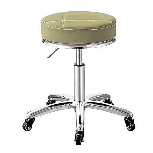 Round Modern Barhocker Height Passable 360 Drehhocker, Verbesserung Der Haltung, Während Sie Medizinische Spa -Zeichnungshocker Für Home Office Kitchen Barbershop Ba Green von Ktrezs