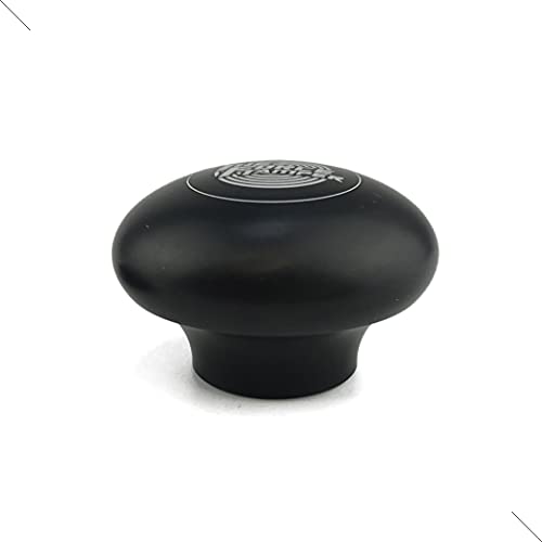 KuGuo The Force Tamper Optionaler Holz- oder Aluminiumgriff für Espresso-Manipulator (Aluminium, Matt Schwarz) von KuGuo