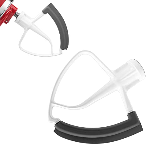 Kitchen-Aid Zubehör Flex Edge Schlägel für Küchenmaschine 4.5-5QT, KFE5T Rührer Schlägel for Kitchen-Aid Tilting Motor Head, Flexirührer Mischschüsseln für Schüsseln von Kuabiz