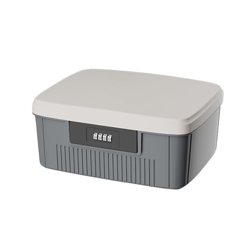 Kuabiz Medikamenten Aufbewahrung mit Zahlenschloss, Tragbare Medikamentenkoffer Doppellagig Medikamentenbox Klein Medizinkoffer, Hausapotheke,Medicine Box Medizin Apothekenbox von Kuabiz