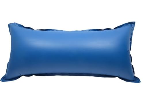 Kuabiz Poolkissen Winter 4.2x11m Pool Luftkissen für Runde und Eckig 3.2-7.5X 5.5-8.6m Poolpolster Pool Abdeckung, Doppelnaht Sicherheitsventil Aufblasbare Pool Winterkissen mit 10m Seil von Kuabiz