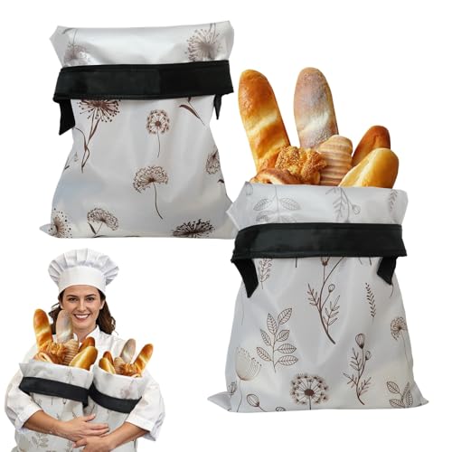 Kuabiz Wiederverwendbare Bienenwachs-Brotbeutel, Sauerteig-Brotbeutel für hausgemachtes Brot, XL-Brotaufbewahrungstasche, Bienenwachs-Lebensmittelverpackungen, um frischen Laib frisch zu halten, von Kuabiz